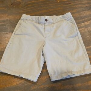 GAP Men's Light Tan Flat-Front Cotton Shorts